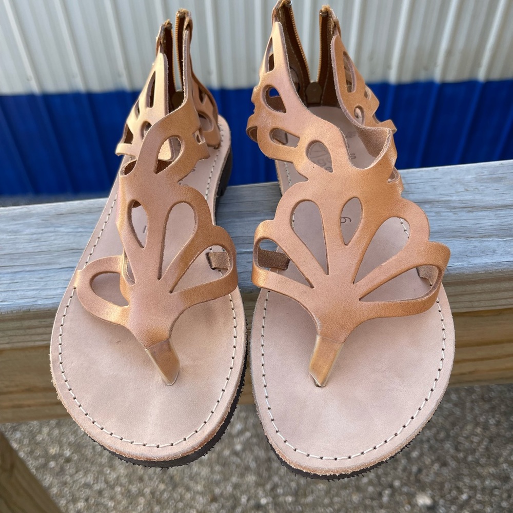 Pagonis Greek Sandals Size 6